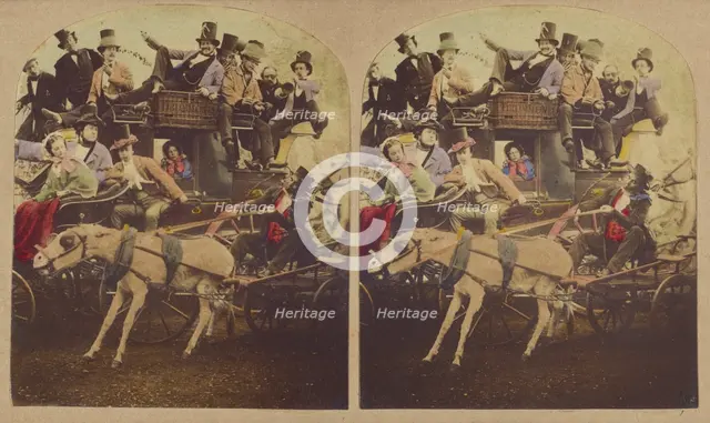 Returning from the Derby. Le Retour Des Courses., about 1865. Creator: Alfred Silvester.