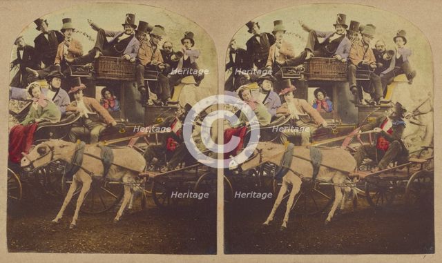 Returning from the Derby. Le Retour Des Courses., about 1865. Creator: Alfred Silvester.