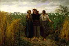 Returning from the Fields, 1871. Creator: Jules Breton
