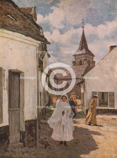 'Returning from the First Communion', late 19th-early 20th century, (c1930).  Creator: James Charles.