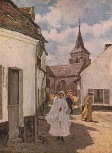 Returning from the First Communion late 19th-early 20th century, (c1930). Creator: James Charles