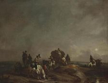 Returning from the Hay Harvest, 1731. Creator: Christian Wilhelm Ernst Dietrich