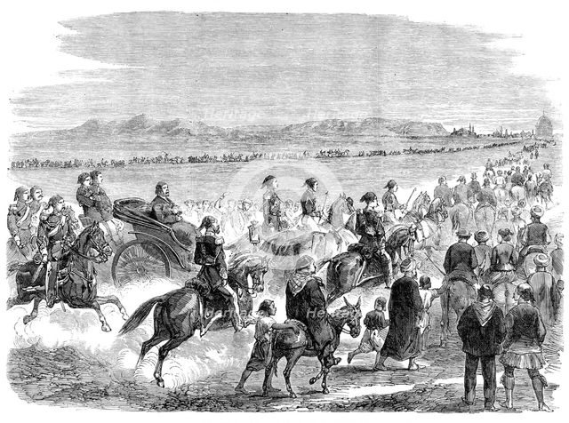 Returning from the races at Cairo, 1864. Creator: Unknown.