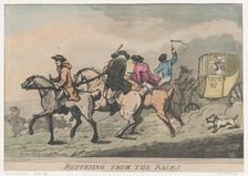 Returning from the Races, December 1, 1791., December 1, 1791. Creator: Thomas Rowlandson