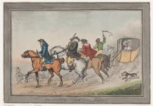 Returning from the Races, December 1, 1791., December 1, 1791. Creator: Thomas Rowlandson