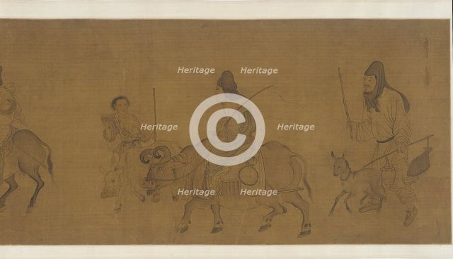Returning Home after Harvest, Possibly Ming dynasty, (17th century?). Creator: Unknown.