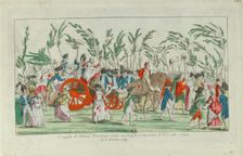 Returning home from the October march to Versailles, 1789, 1789. Creator: Anonymous