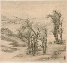 Returning Peasants in a Spring Evening, early 1600s. Creator: Tao Hong (Chinese, active c. 1610-1640)