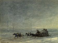 Returning with Fashionable Goods From the Irbitsk Market, 1888. Creator: Pavel Mikhailovich Kosharov
