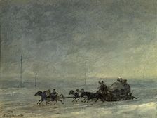 Returning with Fashionable Goods From the Irbitsk Market, 1888. Creator: Pavel Mikhailovich Kosharov