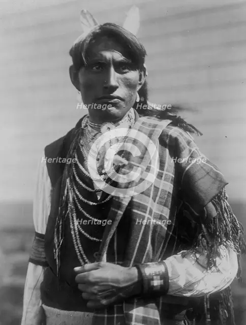Reuben Black Boy, c1910. Creator: Edward Sheriff Curtis.