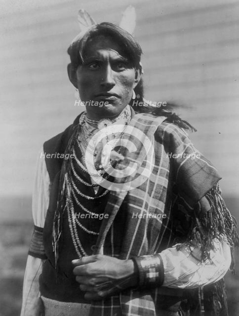 Reuben Black Boy, c1910. Creator: Edward Sheriff Curtis.