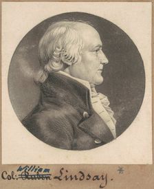 Reuben Lindsay, 1808. Creator: Charles Balthazar Julien Févret de Saint-Mémin