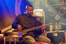 Reuben Rogers, Love Supreme Jazz Festival, Glynde Place, East Sussex, 2015. Artist: Brian O'Connor