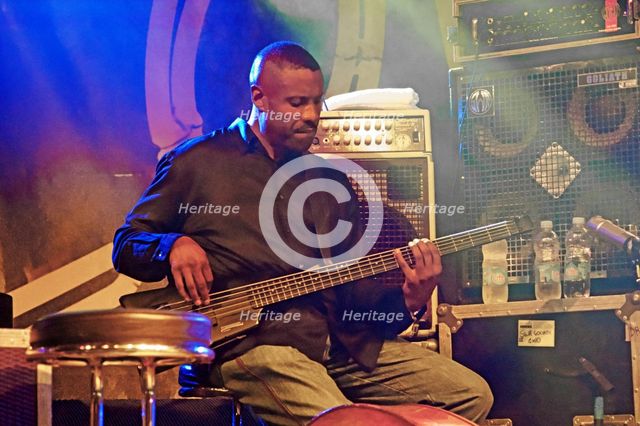 Reuben Rogers, Love Supreme Jazz Festival, Glynde Place, East Sussex, 2015. Artist: Brian O'Connor.