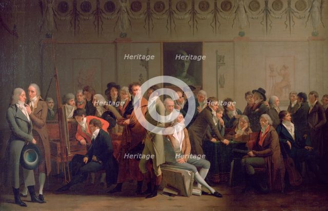 'Reunion of Artists in the Studio of Isabey', 1798. Artist: Louis Leopold Boilly