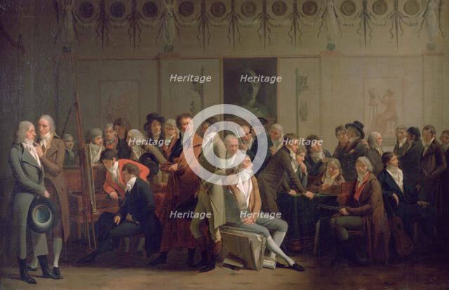 'Reunion of Artists in the Studio of Isabey', 1798. Artist: Louis Leopold Boilly