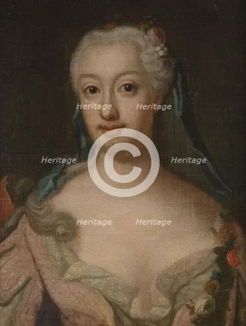 Reuterholm, unknown female member of the family, 1740. Creator: Lorens Pasch the Elder.