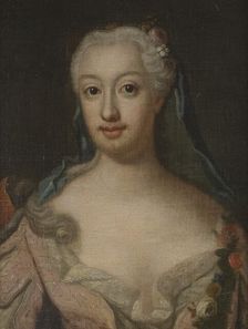 Reuterholm, unknown female member of the family, 1740. Creator: Lorens Pasch the Elder