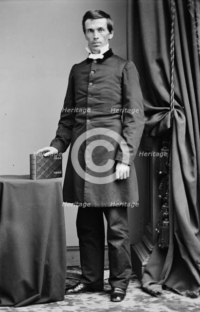 Rev. M.E. Birdsall, between 1855 and 1865. Creator: Unknown.