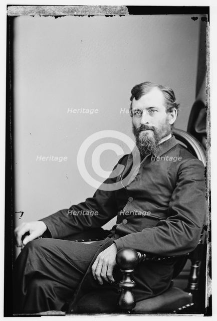 Rev. M. Haskell, between 1855 and 1865. Creator: Unknown.