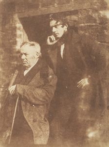 Rev. Miller and His Son Rev. Samuel Miller, 1843-47. Creators: David Octavius Hill, Robert Adamson, Hill & Adamson