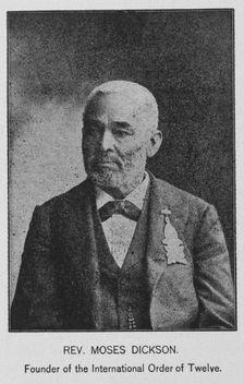 Rev. Moses Dickson, Founder of the International Order of Twelve, 1902. Creator: Unknown
