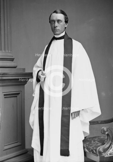 Rev. Morgan L. Dix, between 1855 and 1865. Creator: Unknown.