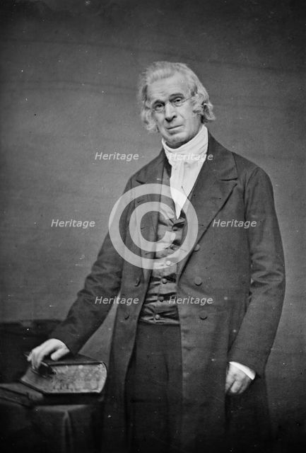 Rev. Nathan Bangs, between 1855 and 1865. Creator: Unknown.