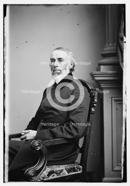 Rev. A.B. Patterson, between 1855 and 1865. Creator: Unknown.