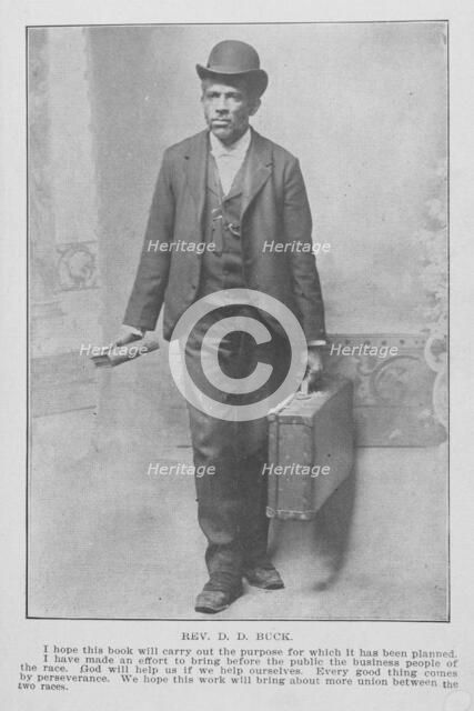 Rev. D. D. Buck., 1907. Creator: Unknown.
