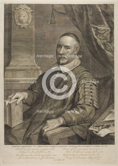 Rev. D. Johannes Wachterlaer of Utrecht, n.d. Creator: Cornelis de Visscher.