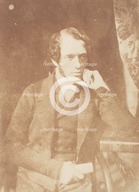 Rev D.T.K. Drummond, 1843-47. Creators: David Octavius Hill, Robert Adamson, Hill & Adamson.