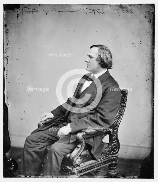 Rev. Dr. John Philip Newman, between 1860 and 1875. Creator: Unknown.