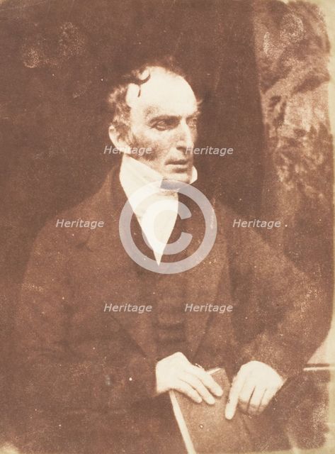 Rev. Dr. John Purves, Jedburgh, 1843-47. Creators: David Octavius Hill, Robert Adamson, Hill & Adamson.