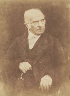 Rev. Dr. Thomas Chalmers (?), 1843-47. Creators: David Octavius Hill, Robert Adamson, Hill & Adamson