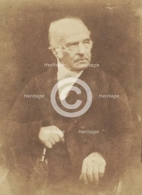 Rev. Dr. Thomas Chalmers (?), 1843-47. Creators: David Octavius Hill, Robert Adamson, Hill & Adamson.