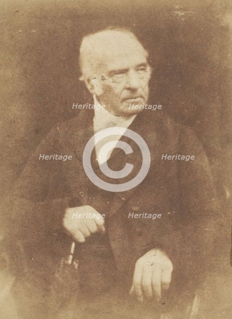 Rev. Dr. Thomas Chalmers (?), 1843-47. Creators: David Octavius Hill, Robert Adamson, Hill & Adamson.