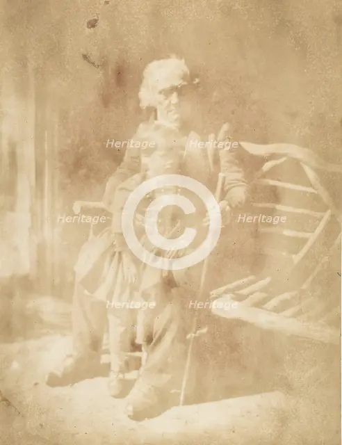 Rev. Dr. Thomas Chalmers and Thomas Chalmers Hanna, 1843-47. Creators: David Octavius Hill, Robert Adamson, Hill & Adamson.
