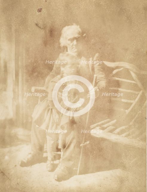 Rev. Dr. Thomas Chalmers and Thomas Chalmers Hanna, 1843-47. Creators: David Octavius Hill, Robert Adamson, Hill & Adamson.