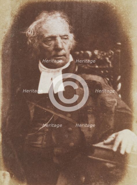Rev. Dr. Thomas Chalmers, ca. 1843. Creators: David Octavius Hill, Robert Adamson, Hill & Adamson.