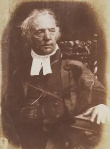 Rev. Dr. Thomas Chalmers, ca. 1843. Creators: David Octavius Hill, Robert Adamson, Hill & Adamson