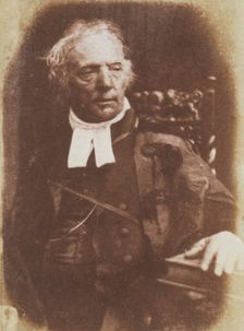 Rev. Dr. Thomas Chalmers, ca. 1843. Creators: David Octavius Hill, Robert Adamson, Hill & Adamson