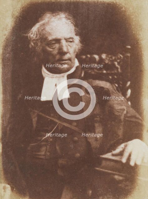 Rev. Dr. Thomas Chalmers, ca. 1843. Creators: David Octavius Hill, Robert Adamson, Hill & Adamson.