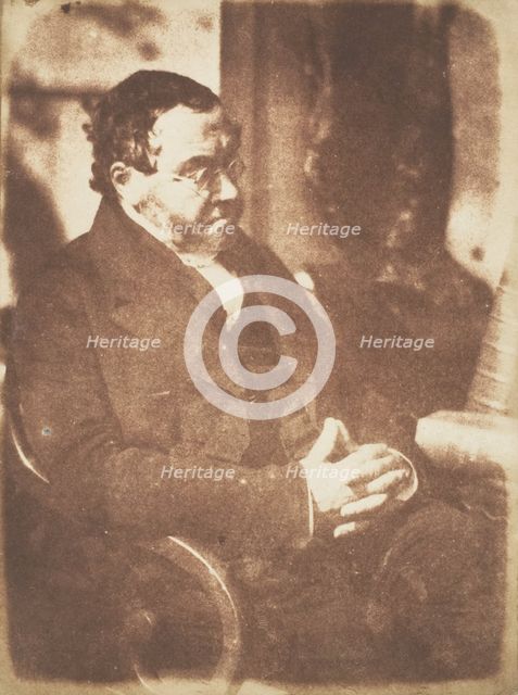 Rev. Dr. William Hamilton Burns, 1843-47. Creators: David Octavius Hill, Robert Adamson, Hill & Adamson.