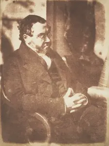 Rev. Dr. William Hamilton Burns, 1843-47. Creators: David Octavius Hill, Robert Adamson, Hill & Adamson