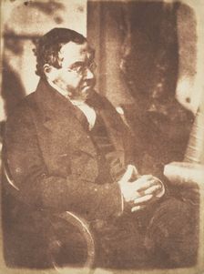 Rev. Dr. William Hamilton Burns, 1843-47. Creators: David Octavius Hill, Robert Adamson, Hill & Adamson