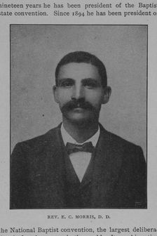 Rev. E.C. Morris, D.D., 1902. Creator: Unknown