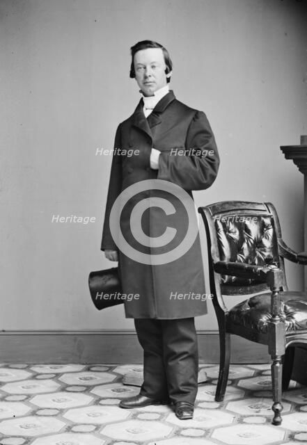 Rev. F.E. Lavorends, between 1855 and 1865. Creator: Unknown.