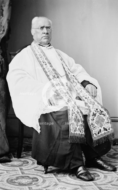 Rev. G.R. Brophy, between 1855 and 1865. Creator: Unknown.